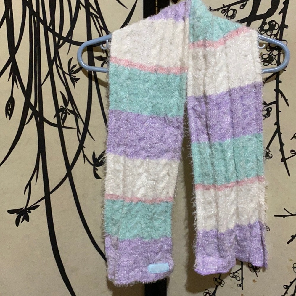 Disney Frozen 2 Girl’s Striped Multicolored Scarf W/Logo